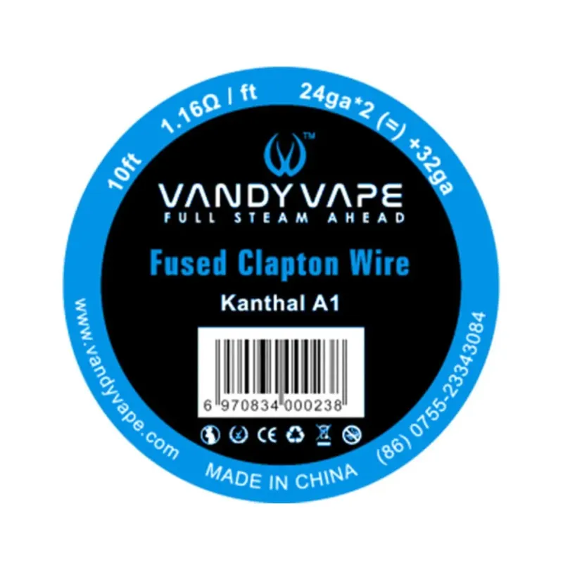 Drut VANDY VAPE Fused Clapton KA1 24ga*2+32ga 10ft - Drut VANDY VAPE Fused Clapton KA1 24ga*2+32ga 10ft -  - 25