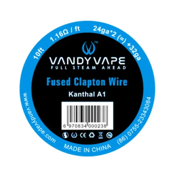 Drut VANDY VAPE Fused Clapton KA1 24ga podwójny + 32ga 10ft