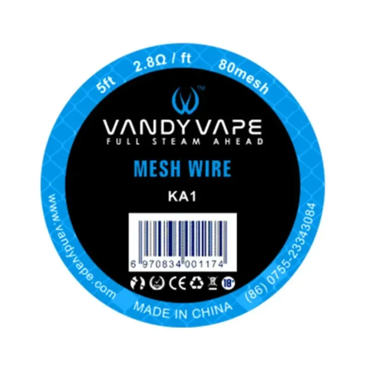 Drut VANDYVAPE Mesh KA1 80mesh o długości 5 stóp