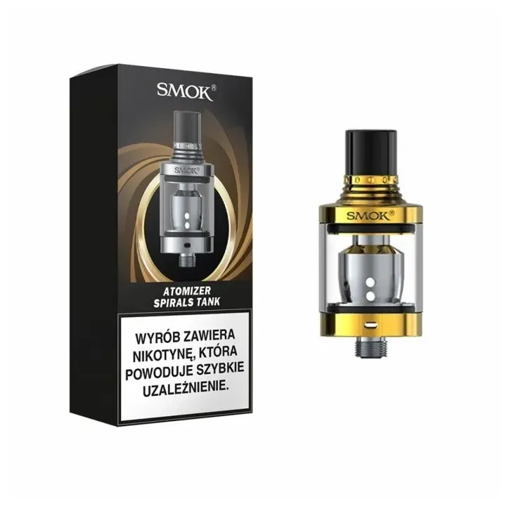 Atomizer Smok Spirals w kolorze złotym