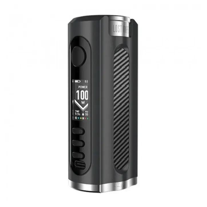 MOD Lost Vape Grus 100W w kolorze Black z włóknem węglowym