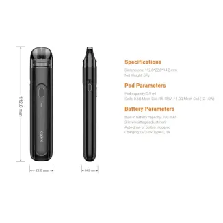 POD Aspire Flexus Q - Gunmetal - POD Aspire Flexus Q - Gunmetal -  - 99