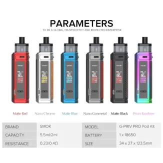 POD Smok G-PRIV Pro - Matte Black - POD Smok G-PRIV Pro - Matte Black -  - 215