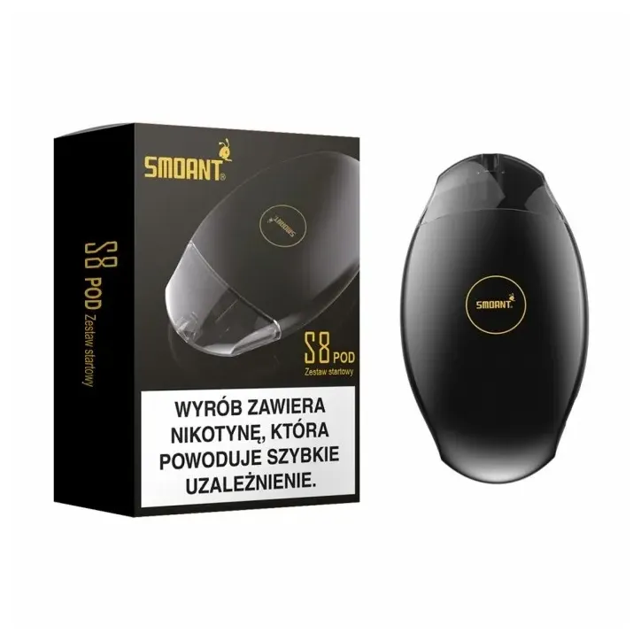 Pod Smoant S8 w kolorze czarnym - elegancki i funkcjonalny vape