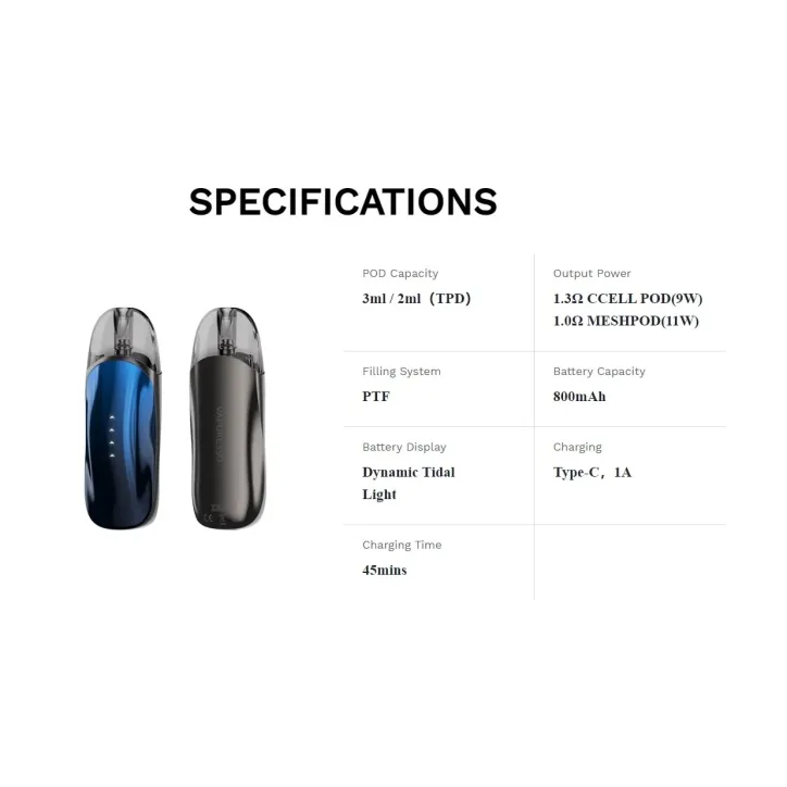 POD Vaporesso Zero 2 w kolorze Black Blue