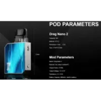 95 zł - POD VooPoo Drag Nano 2 - kompaktowe u