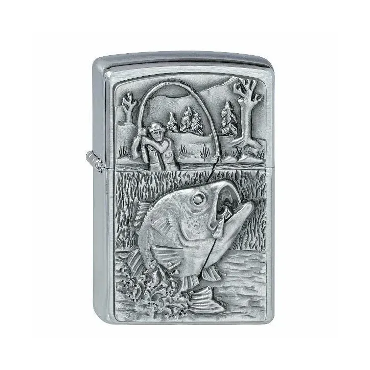 Zapalniczka ZIPPO z emblematem wędkarskim BASS FISHING