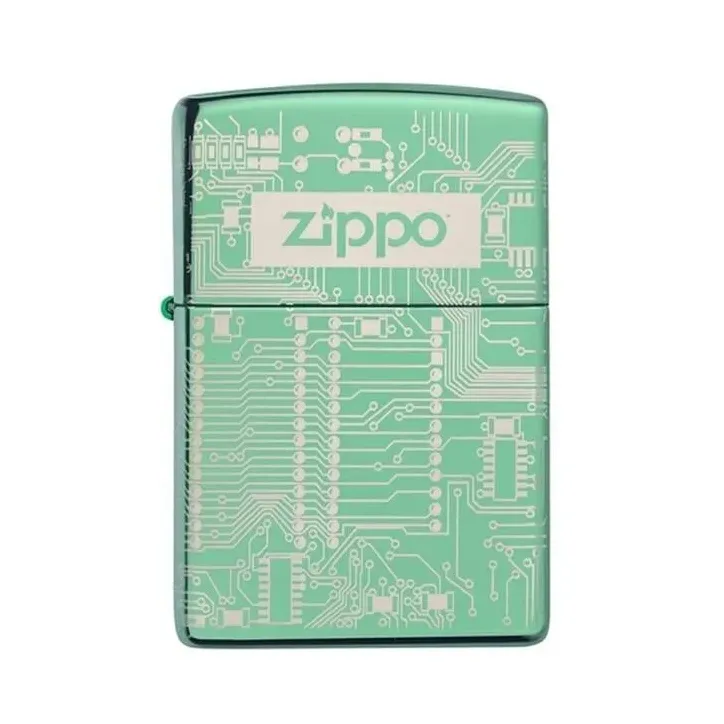 Zapalniczka ZIPPO w designie obwodu drukowanego