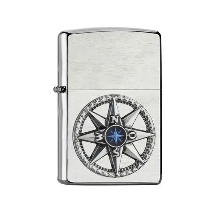 Zapalniczka ZIPPO w kolorze COMPASS z unikalnym wzorem kompasu