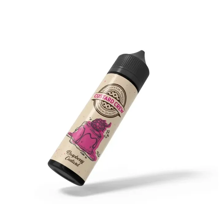 Longfill Custard Crew 10ml liquidu o smaku Raspberry Custard w butelce 60ml