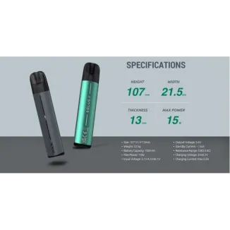 POD Smok Solus 2 w kolorze Lake Blue - elegancki zestaw vapingowy