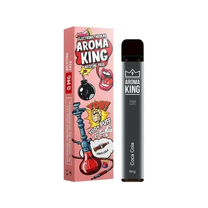 E-papieros Aroma King 700+ Puffs HOOKAH o smaku do wyboru 0MG