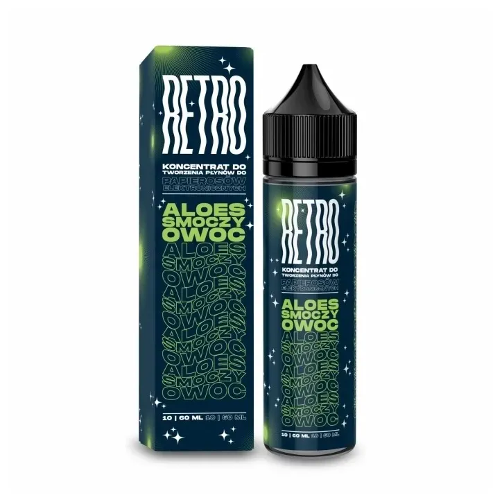 Longfill Retro o smaku Aloesu i Smoczego Owocu, 60ml butelka