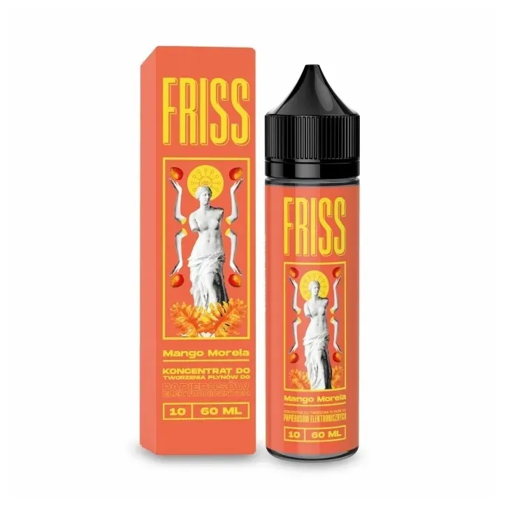 Longfill Friss o smaku Mango i Moreli, 60ml butelka z 10ml liquidu