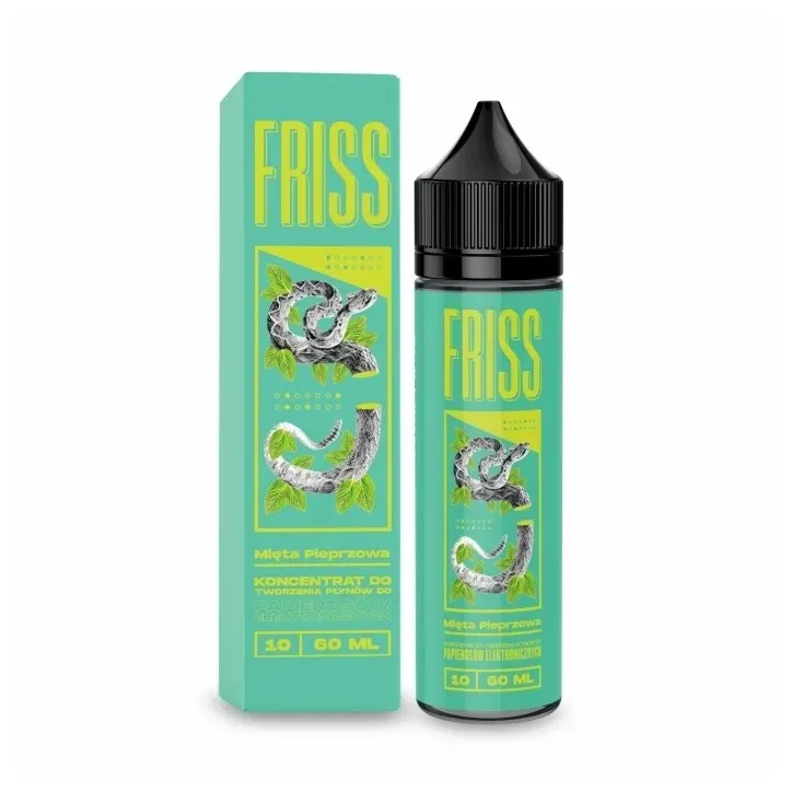 Longfill Friss Mięta Pieprzowa - 10ml liquidu w 60ml butelce