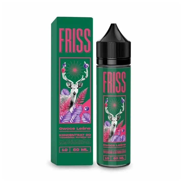 Longfill Friss Owoce Leśne - 10ml liquidu w 60ml butelce