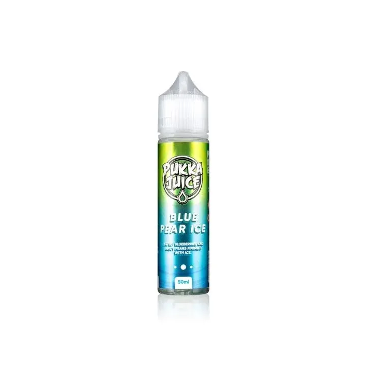 PUKKA JUICE LONGFILL o smaku BLUE PEAR ICE, 60ml butelka