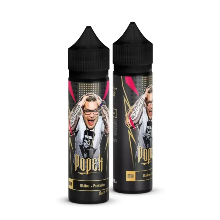 POPEK VAPE LONGFILL 10ml o smaku maliny i poziomki w butelce 60ml