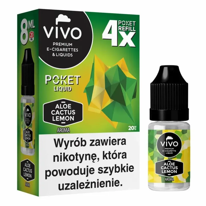 E-liquid VIVO POKET o smaku 20mg w pojemności 8ml x4