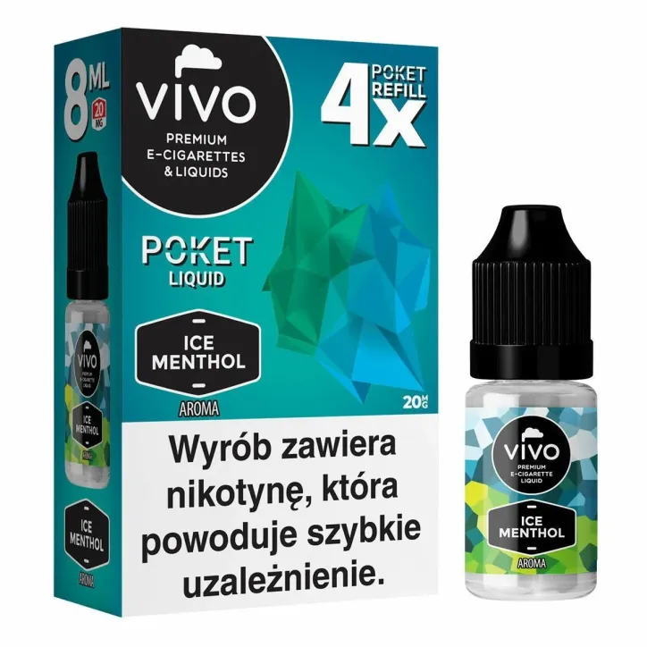 E-liquid VIVO POKET o smaku 20mg w pojemności 8ml x4