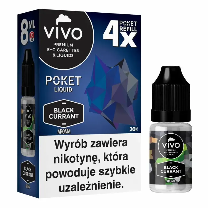 E-liquid VIVO POKET o smaku 20mg w pojemności 8ml x4