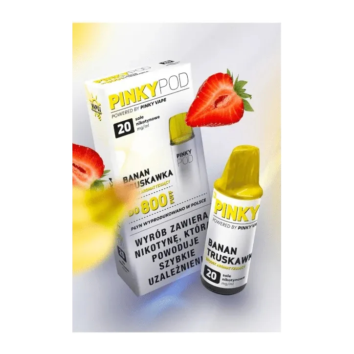 E-papieros PINKY VAPE POD - wkłady 2ML o mocy 20mg