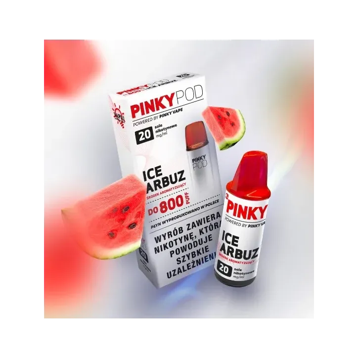 E-papieros PINKY VAPE POD - wkłady 2ML o mocy 20mg