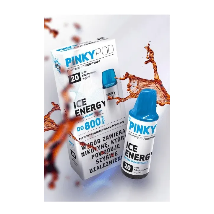 E-papieros PINKY VAPE POD - wkłady 2ML o mocy 20mg