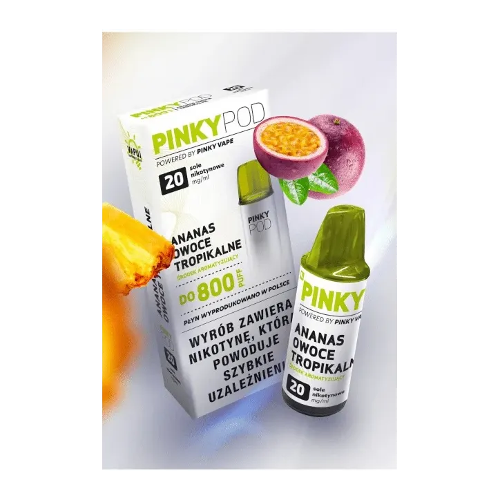 E-papieros PINKY VAPE POD - wkłady 2ML o mocy 20mg