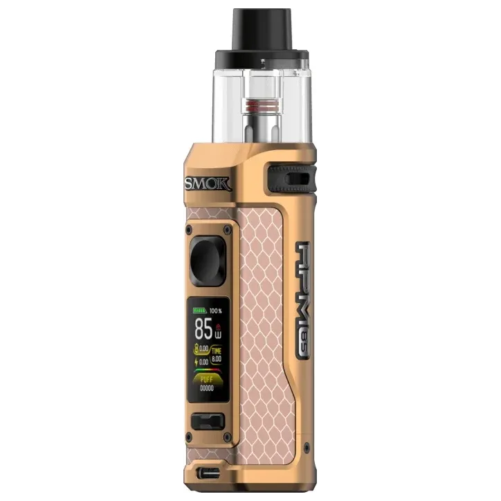 POD Smok RPM 85 w kolorze Matte Gold - elegancki zestaw vapingowy