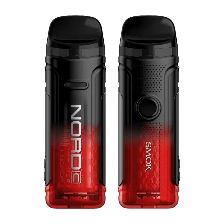 POD Smok Nord C w kolorze Transparent Red