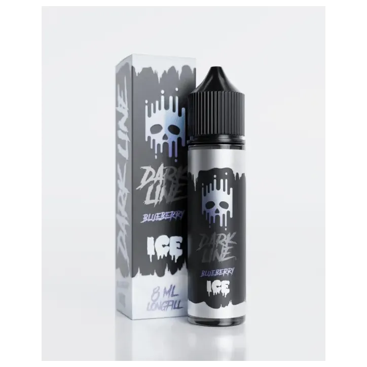 Longfill Dark Line ICE o smaku Blueberry - 6ml liquidu w 60ml butelce