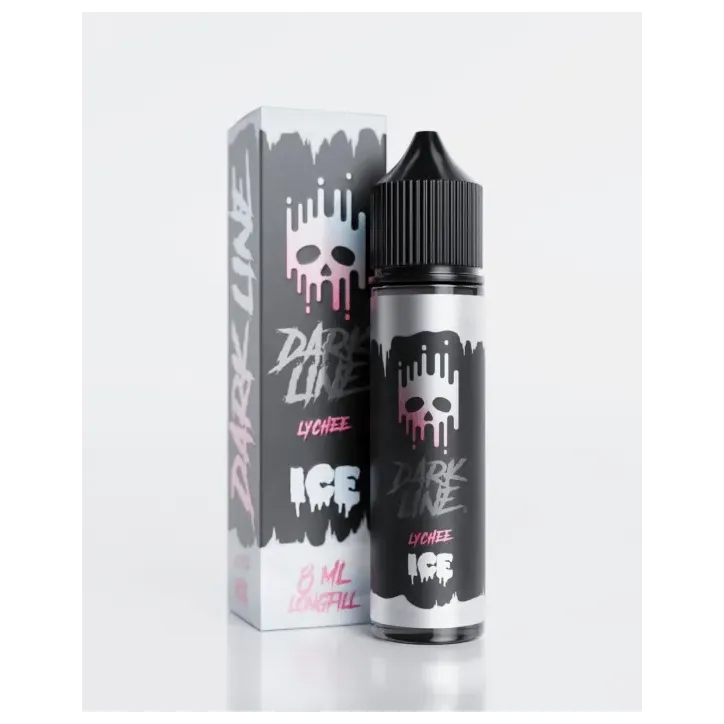 Longfill Dark Line ICE o smaku Lychee, 6ml liquidu w 60ml butelce