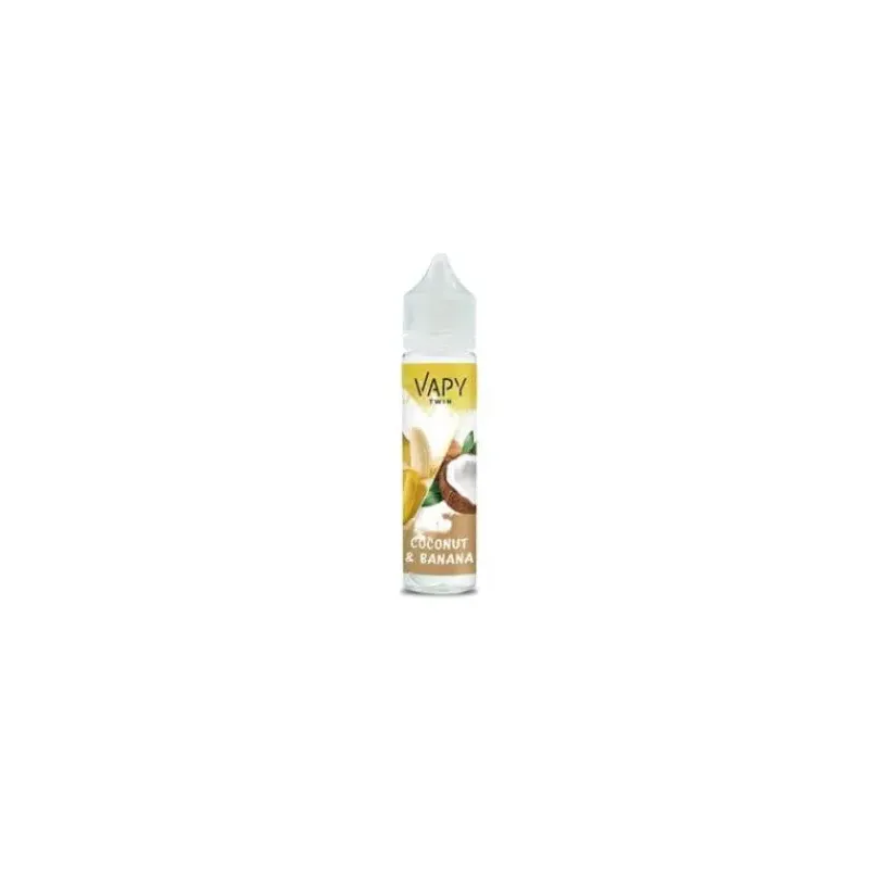 PREMIX LONGFILL VAPY TWIN 10/60ml- COCONUT & BANANA-21