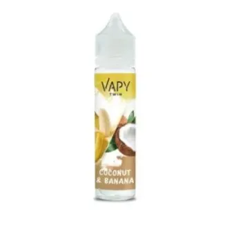 PREMIX LONGFILL VAPY TWIN 10/60ml- COCONUT & BANANA-21