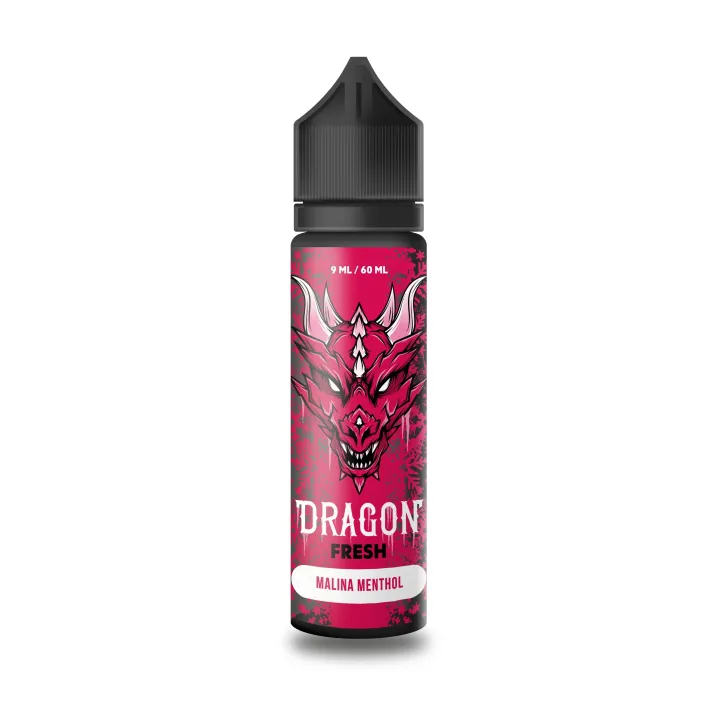 DRAGON FRESH LONGFILL o smaku maliny i mentolu, 60ml butelka