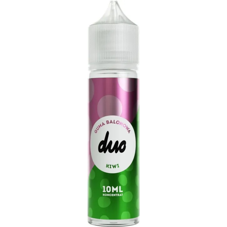 Longfill Duo 10ml o smaku Gumy Balonowej i Kiwi