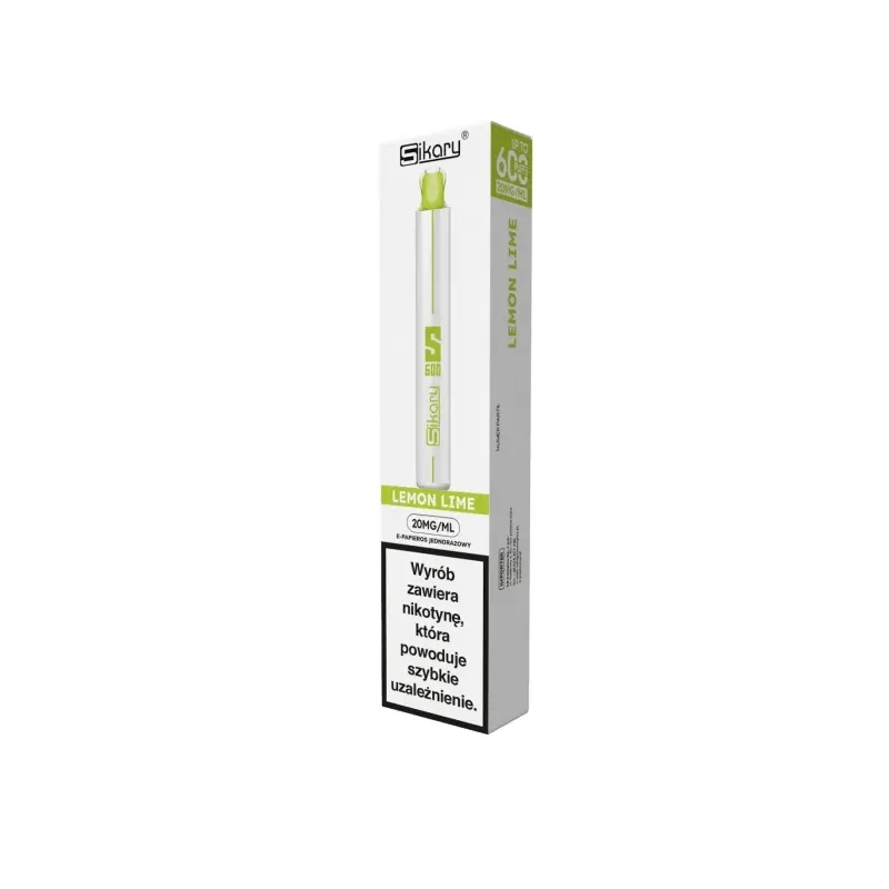 E-papieros Sikary S600 - Lemon Lime -  -  - 27