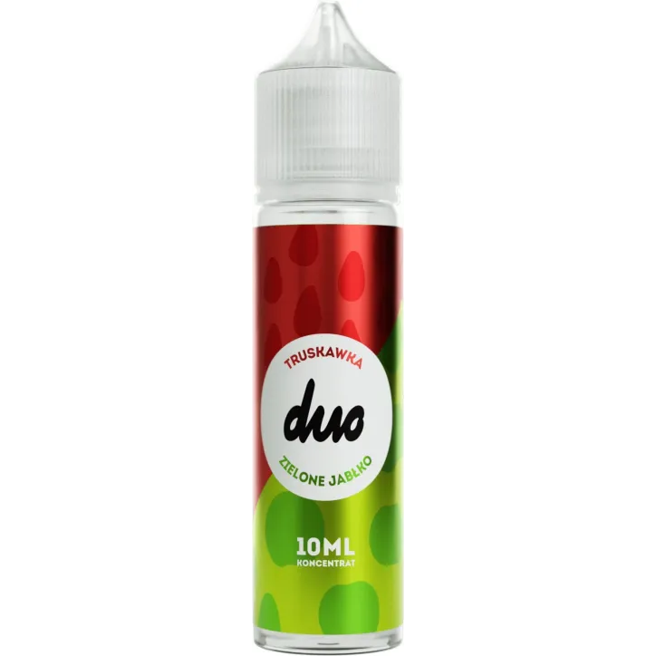 Longfill Duo 10ml o smaku Truskawki i Zielonego Jabłka