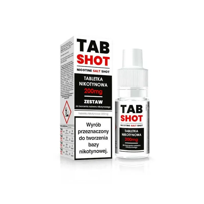 ZESTAW TAB SHOT 200mg - Rewolucyjna Tabletka Nikotynowa - TAB SHOT 200mg - Rewolucyjna Tabletka Nikotynowa dla Wymagających Wap