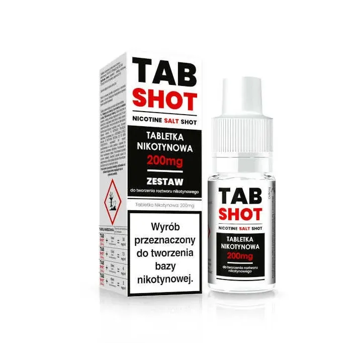 ZESTAW TAB SHOT 200mg - Rewolucyjna Tabletka Nikotynowa o smaku mentolowym