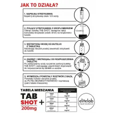 ZESTAW TAB SHOT 200mg - Rewolucyjna Tabletka Nikotynowa o smaku mentolowym