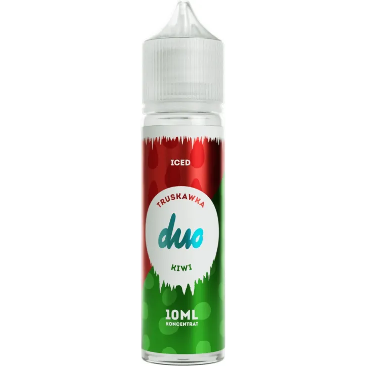 Longfill Duo ICED 10ml o smaku Truskawki, Kiwi i Koolady