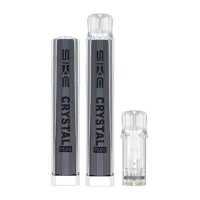 E-papieros Evapify Crystal Plus KIT Urządzenie GREY + POD BLUEBERRY RASPBERRY -  -  - 35