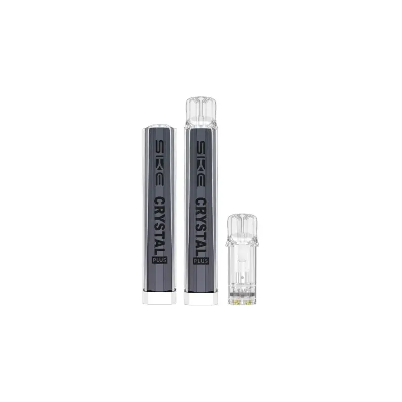 E-papieros Evapify Crystal Plus KIT Urządzenie GREY + POD BLUEBERRY RASPBERRY -  -  - 35