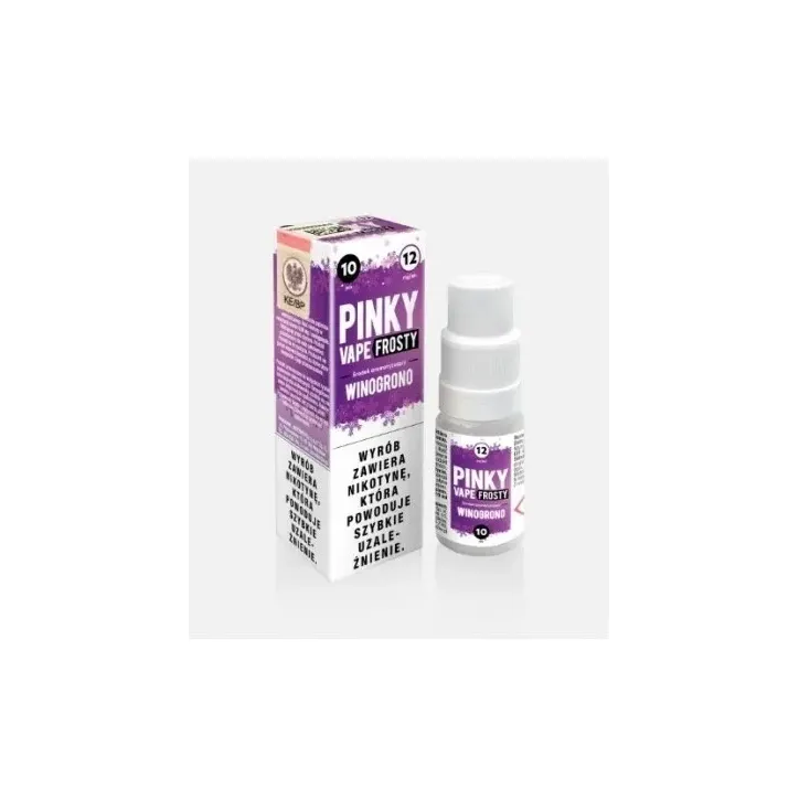 Liquid Pinky Vape 10ml o smaku Frosty Winogrono