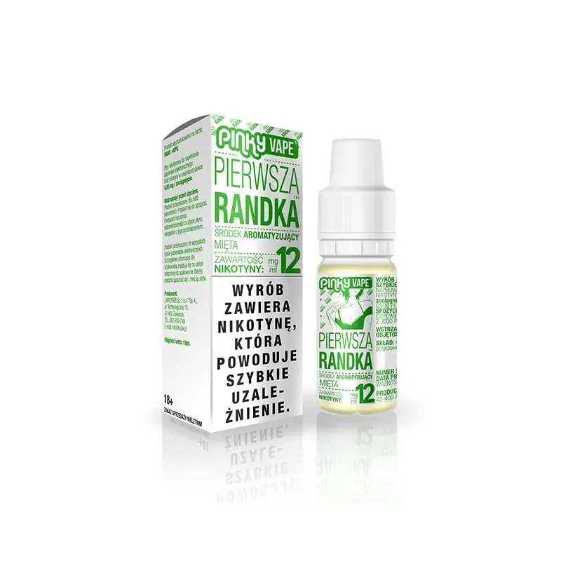 Liquid Pinky Vape 10ml - PIERWSZA RANDKA - Mięta-18