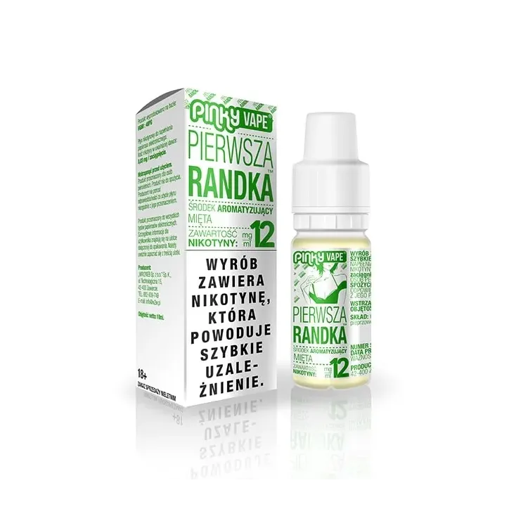 Liquid Pinky Vape 10ml o smaku Mięty - PIERWSZA RANDKA