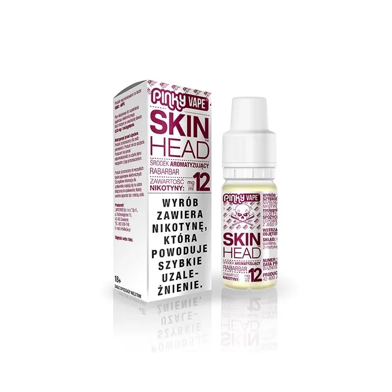 Liquid Pinky Vape 10ml - SKIN HEAD - Rabarbar-18