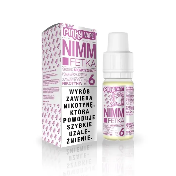 Liquid Pinky Vape 10ml o smaku Pomarańczy i Cytryny - Nimfetka